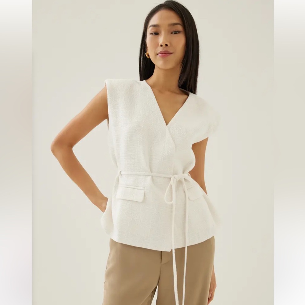 Love Bonito Tweed Top